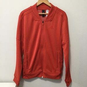 ADIDAS womens XS track jacket training sporty full zip up front athletic girls